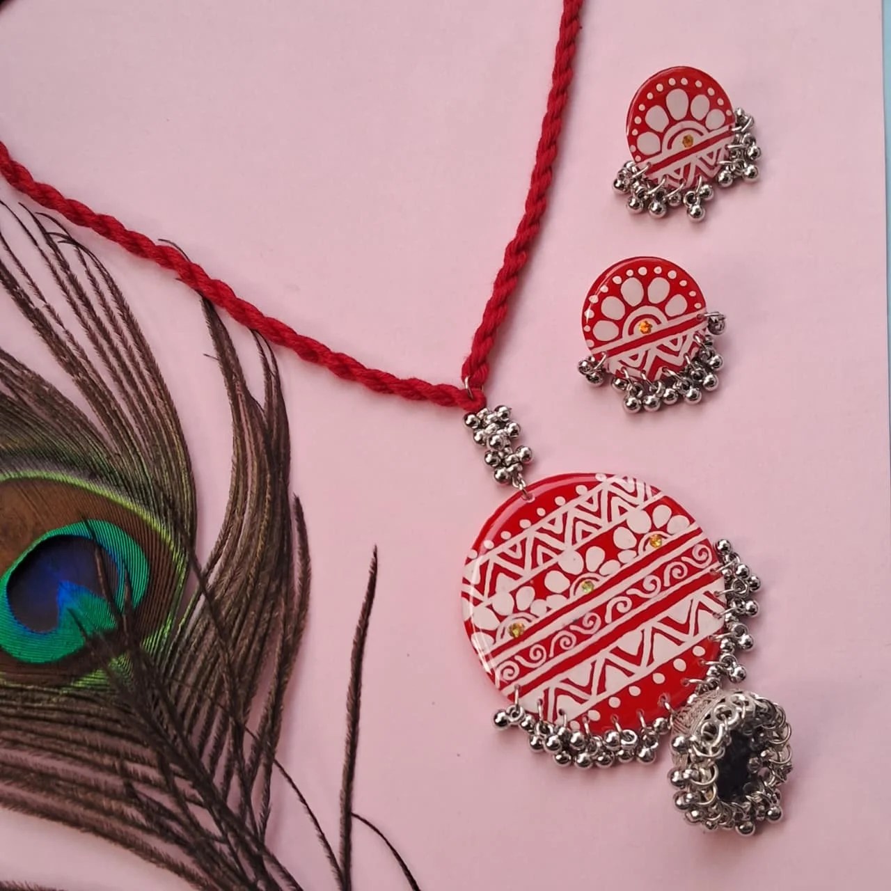 Handcrafted Resin Jewelry Set