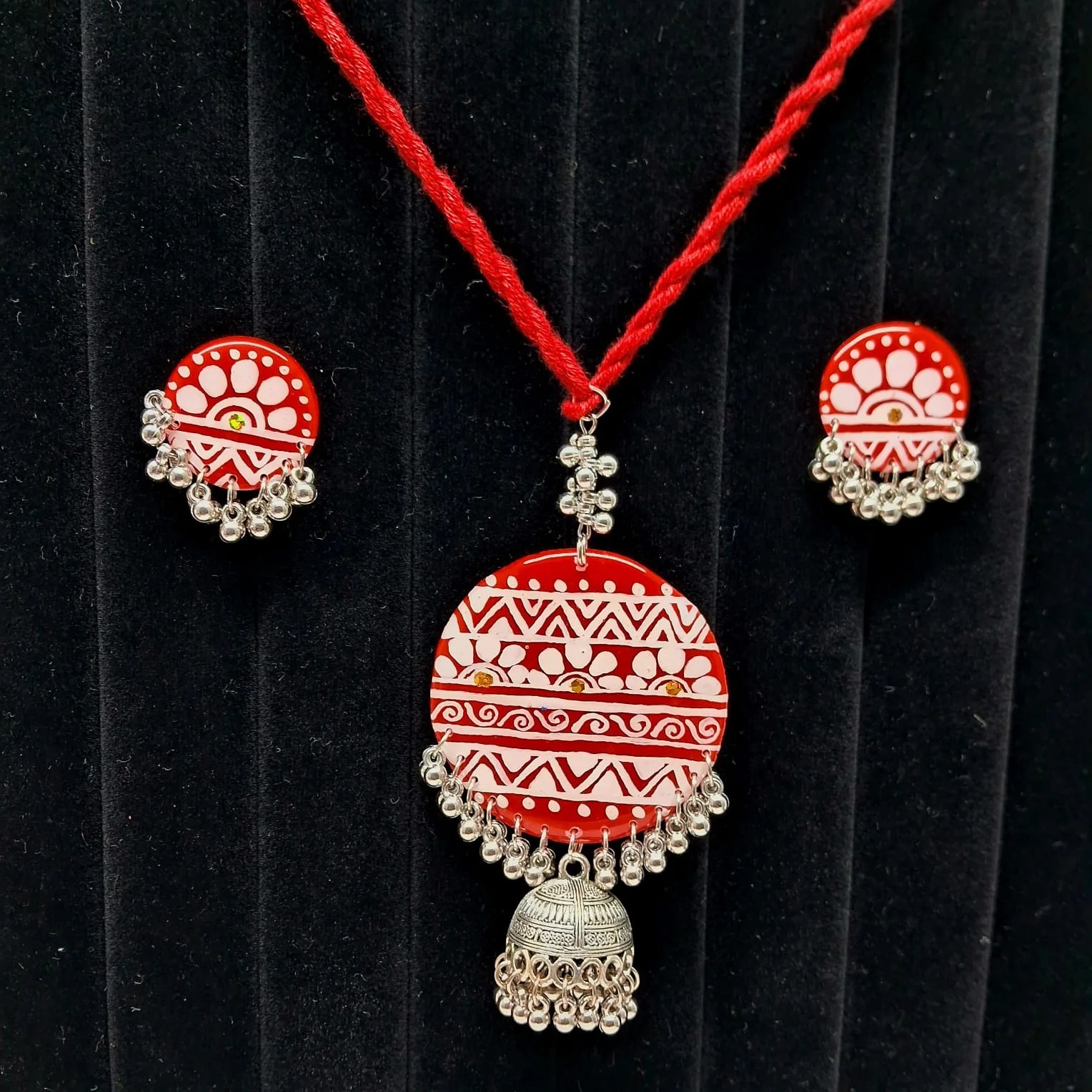 Handcrafted Resin Jewelry Set