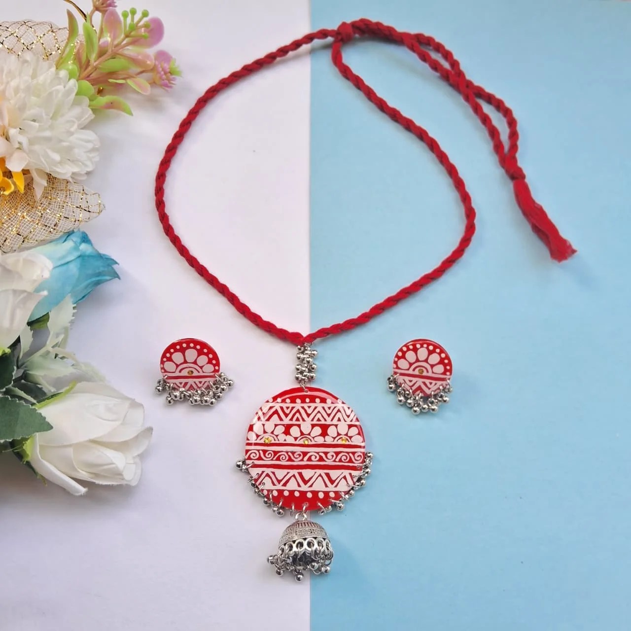 Handcrafted Resin Jewelry Set