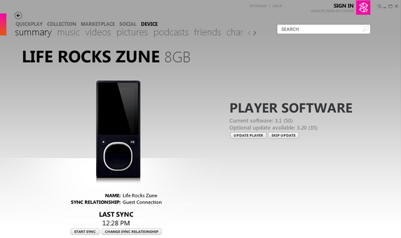 How To Update Zune Player Software