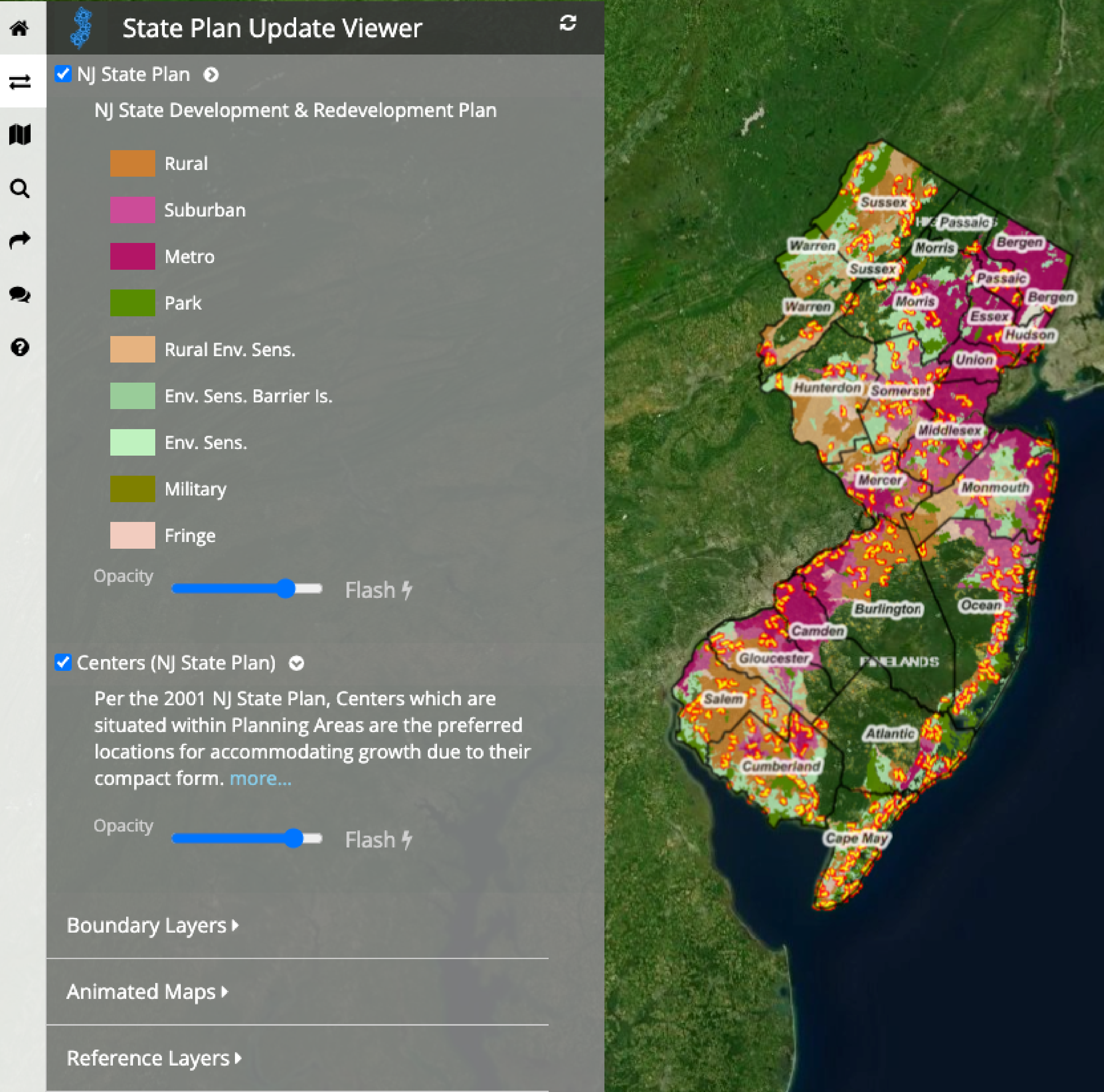 NJ MAP Map 