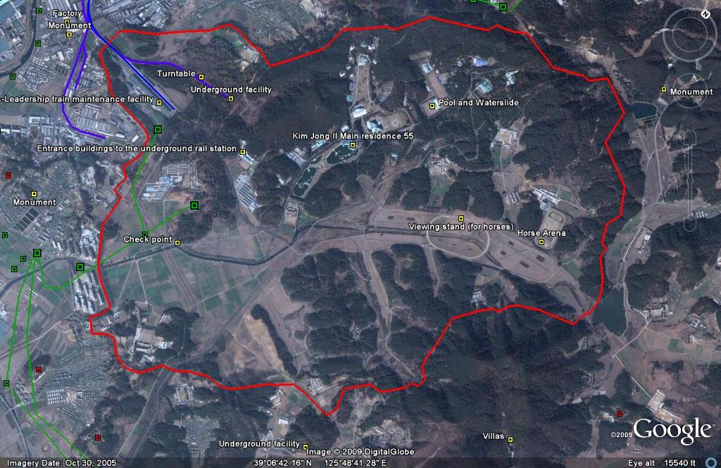 Kim Jong-Ils Presidential Compound Includea a Pool, Waterslide and a Horsetrack