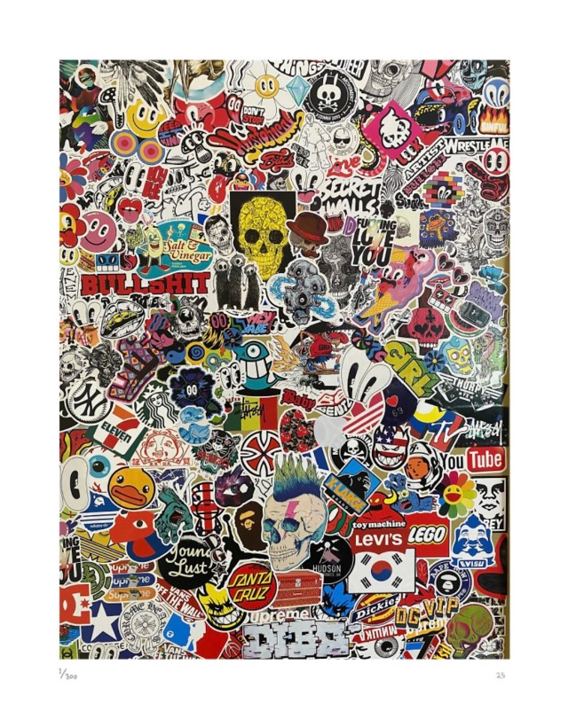 Noel Gallagher's artwork for Teenage Cancer Trust. CREDIT: Press