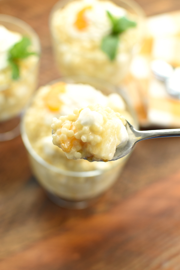 Before grossing out, this only looks like frog egg, but actually it is seed of ocimum basilicum or sweet basil. Classic Frog Eye Salad | NoBiggie.net