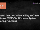 Command Injection Vulnerability In Create Mcp Server Stdio Tool Exposes