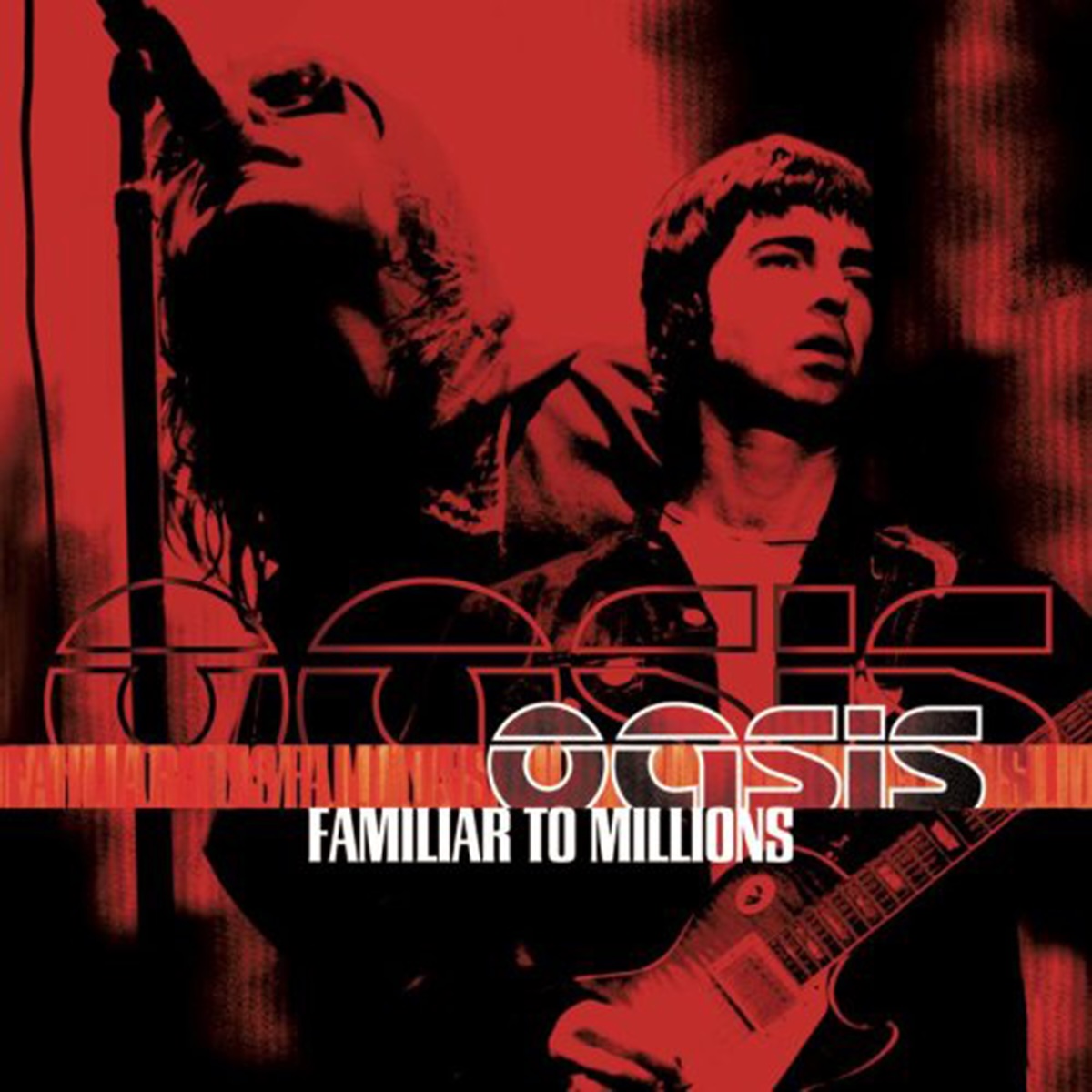 Oasis announce 25th anniversary reissue of Familiar To Millions with limited coloured vinyl and CD formats.