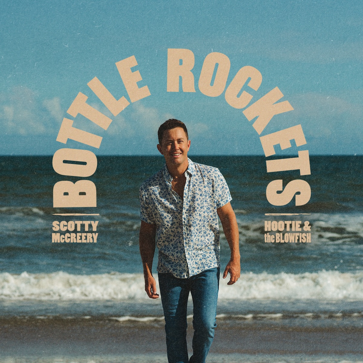Scotty McCreery with Hootie & The Blowfish in the official ‘Bottle Rockets’ music video, filmed on Isle of Palms, South Carolina.