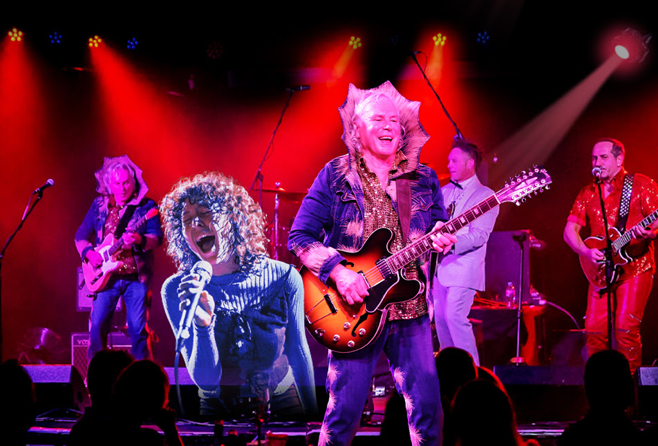 Bob ‘Bongo’ Starkie performing live with his Skyhooks Show band