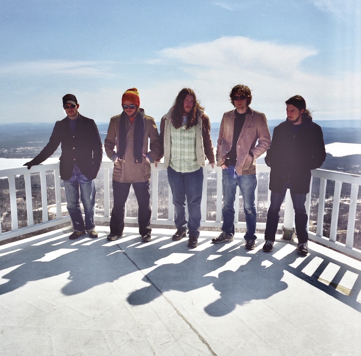 My Morning Jacket performing live in concert