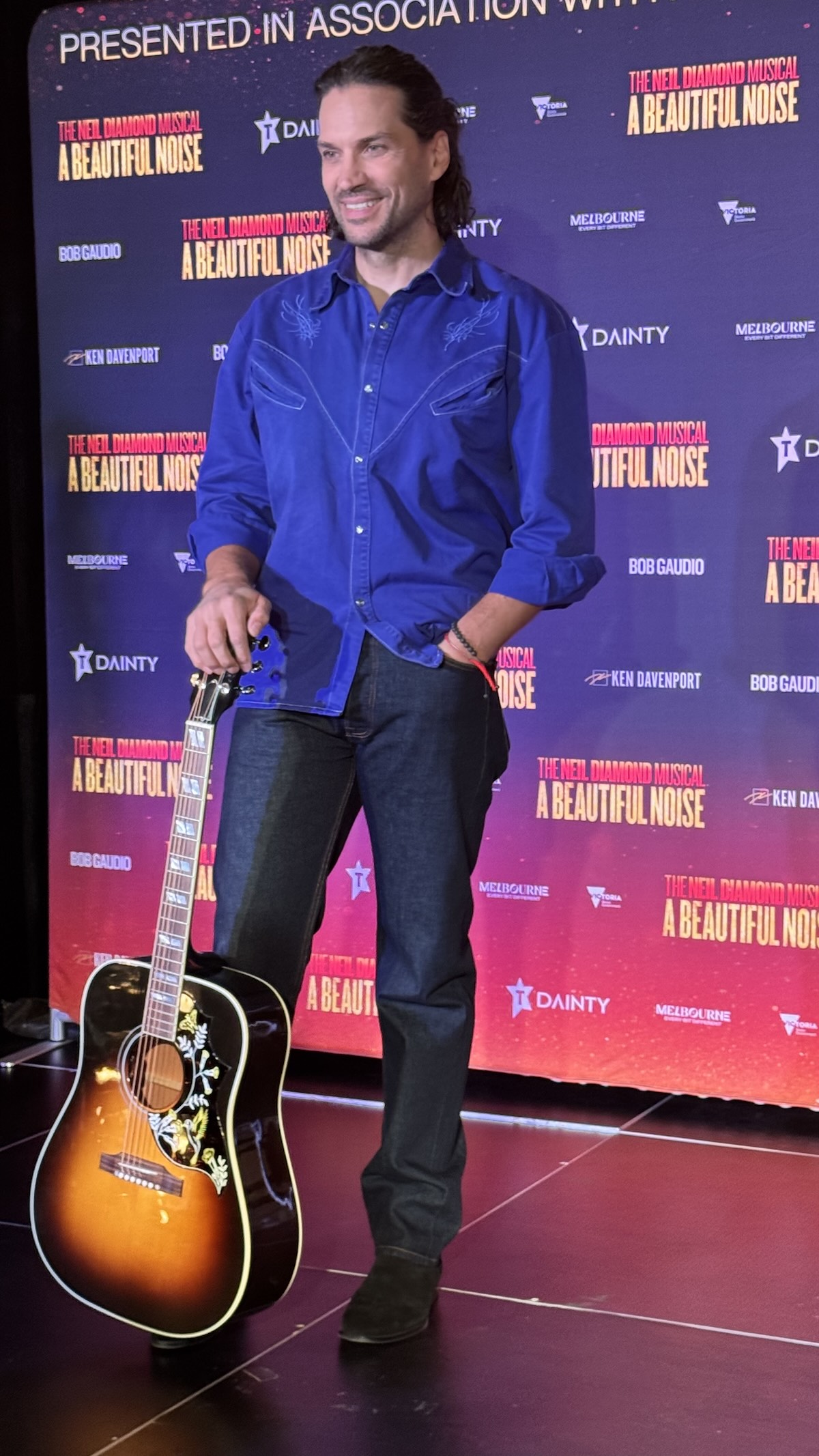 Will Swenson as Neil Diamond in A Beautiful Noise: The Neil Diamond Musical
