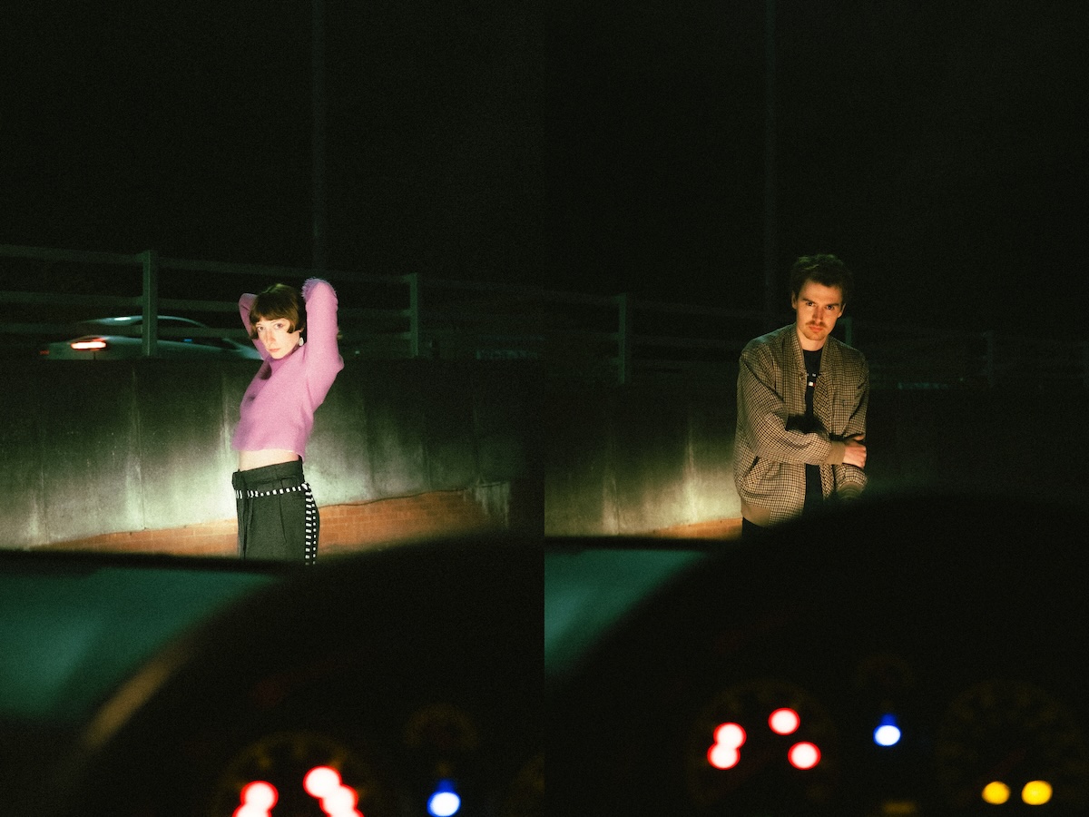 The Itch duo Simon Tyrie and Georgia Hardy promoting Space In The Cab single