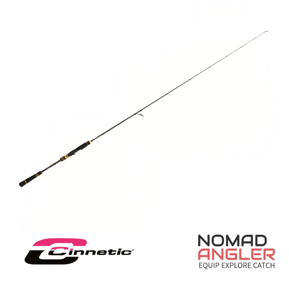 Cinnetic Rayforce Solid Jigging Max 185 cm, 1-teilig. Jigging-Rute mit empfindlicher Spitze, erhältlich in den Gewichten 250 g und 350 g. Nur Abholung.