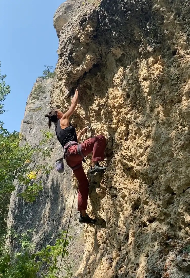 Wyoming Road Trip climbing Cody