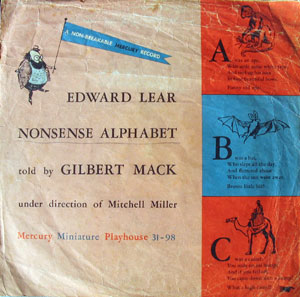 Edward Lear Nonsense Alphabet, told by Gilbert Mack