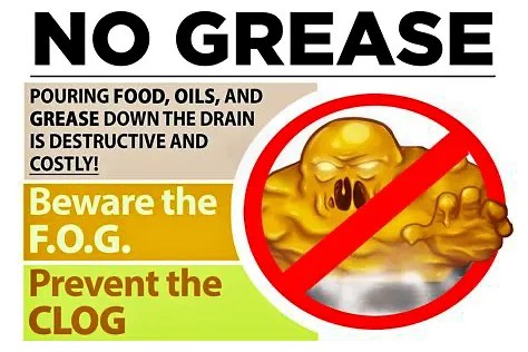 No grease