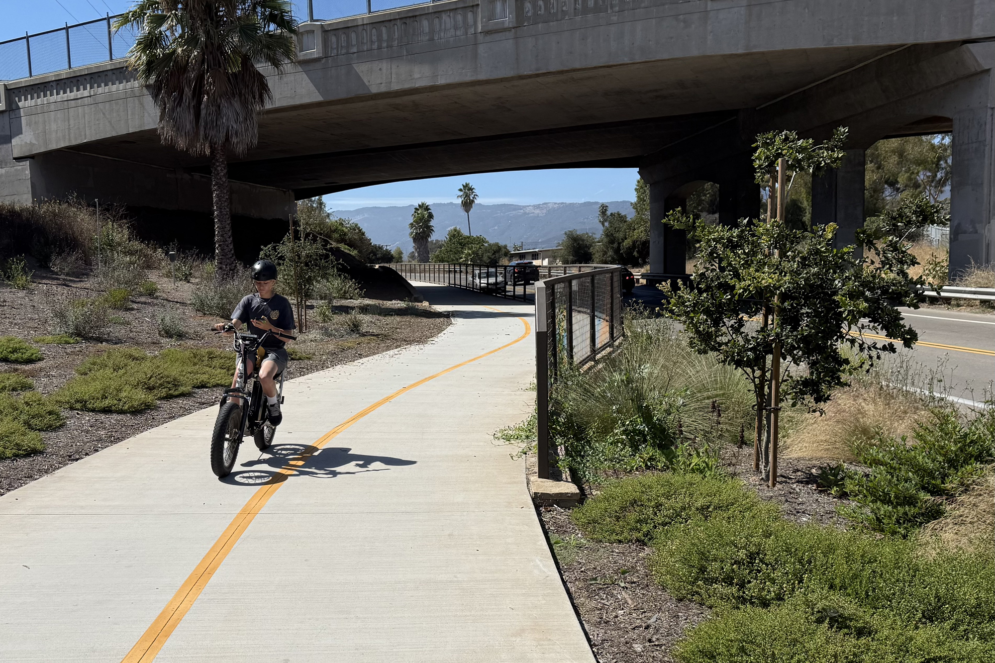 The Modoc Road multi-use path connects Isla Vista to Arroyo Burro Beach and Santa Barbara. The Santa Barbara County Board of Supervisors has approved a contract for the second phase to begin.