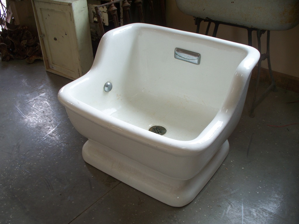 Some people use sitz baths regularly as a way to cleanse the perineum. Nor'East Architectural Salvage of South Hampton, NH