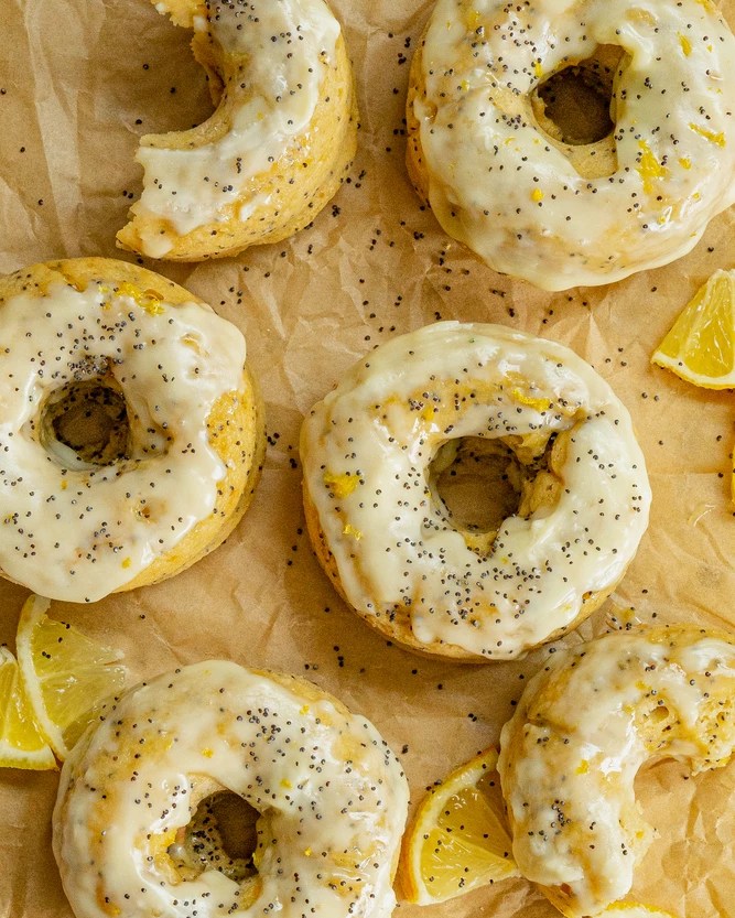 Lemon Poppyseed Protein Donuts Nosh With Micah