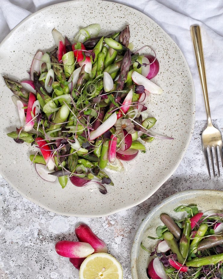 Asparagus + Radish Salad Nosh With Micah