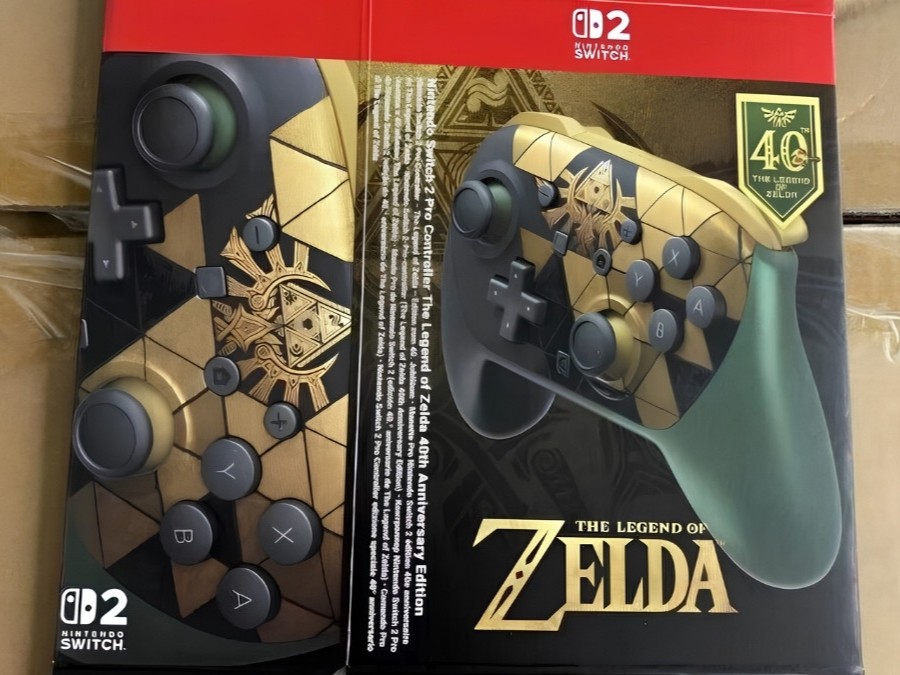 Leaked! Zelda-Themed Nintendo Switch 2 & Pro Controller - 40th Anniversary Edition (2026)