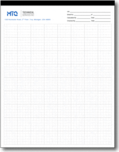 5x5 graph paper letter legal pad binding