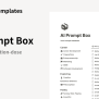 AI Prompt Box Template By Your Notion Dose | Notion Marketplace