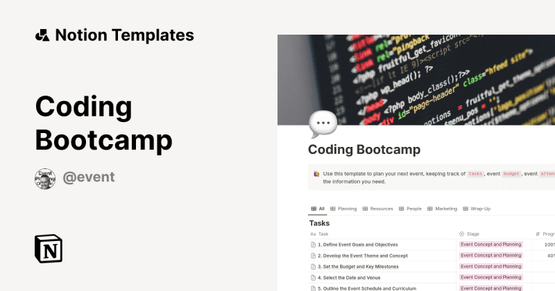 1st Coding Bootcamp Brochure Ppt - Download Amazing Colorful Pattern | 8K
