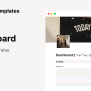 Dashboard Template | Notion Marketplace