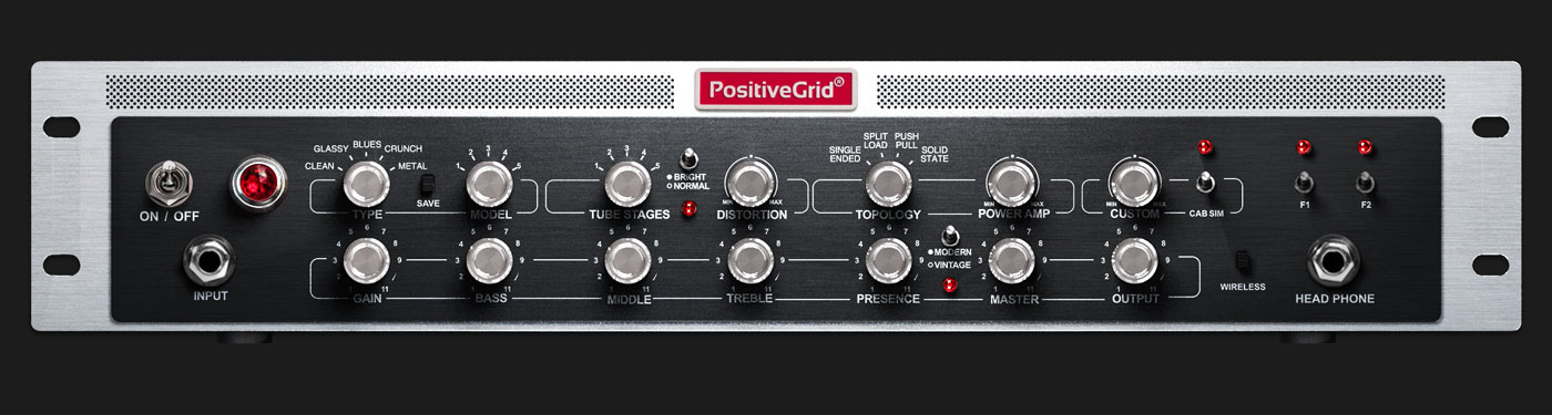 アンプ Positive Grid /Bias Rack amplifier Positive Grid BIAS Rack Amp Match Rackmount Preamplifier
