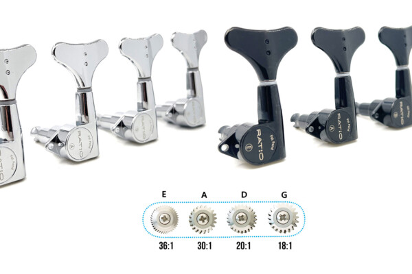 Graph Tech Introduces Bass RATIO “Total Control” Machine Heads for Left-Handed Players