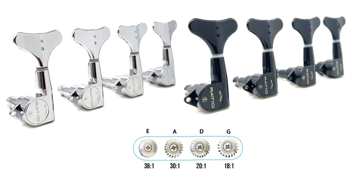 Graph Tech Bass RATIO "Total Control" Machine Heads