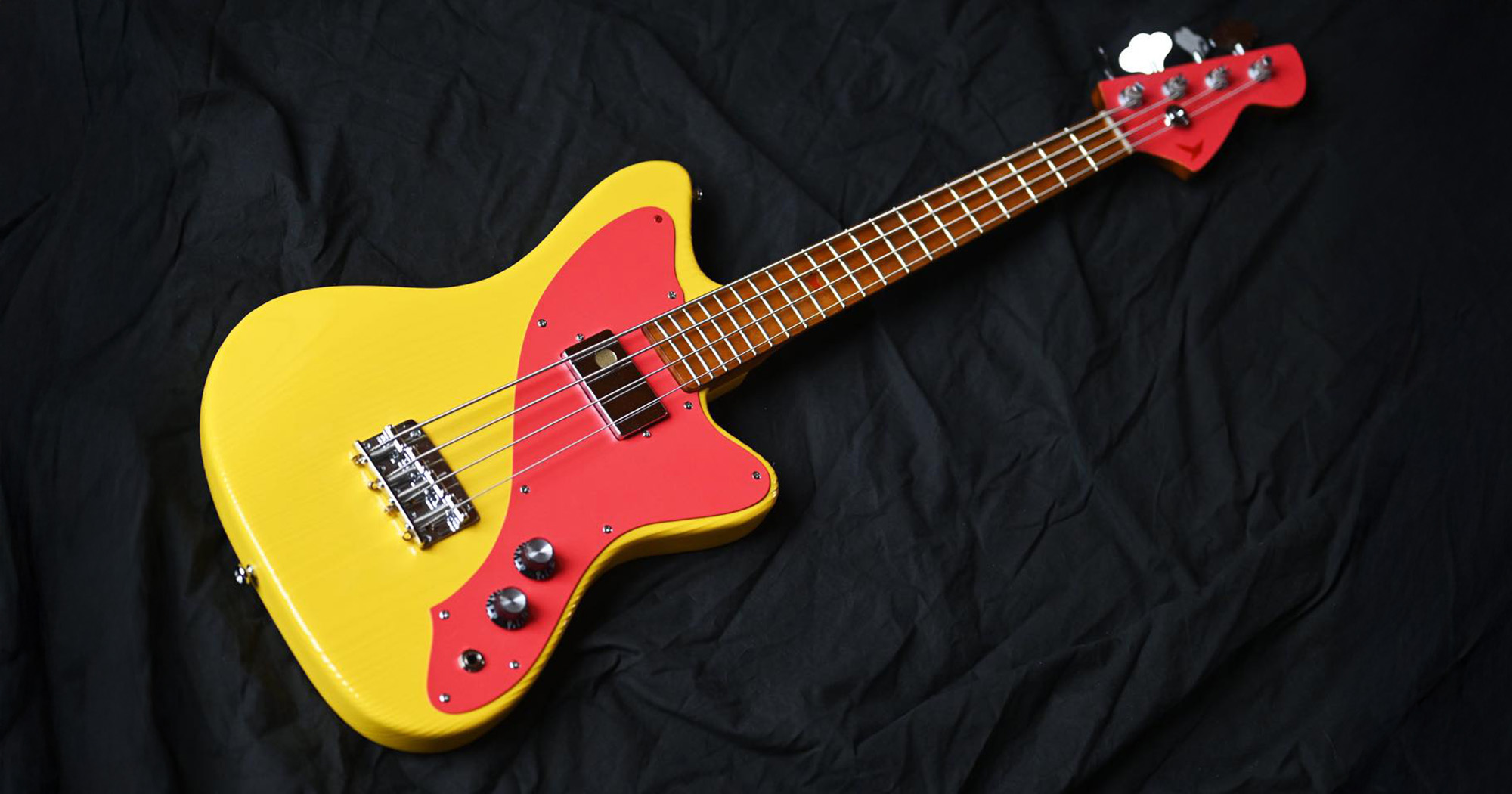 This Tiny Yellow Bass Was Built From 18th-Century Monastery Wood