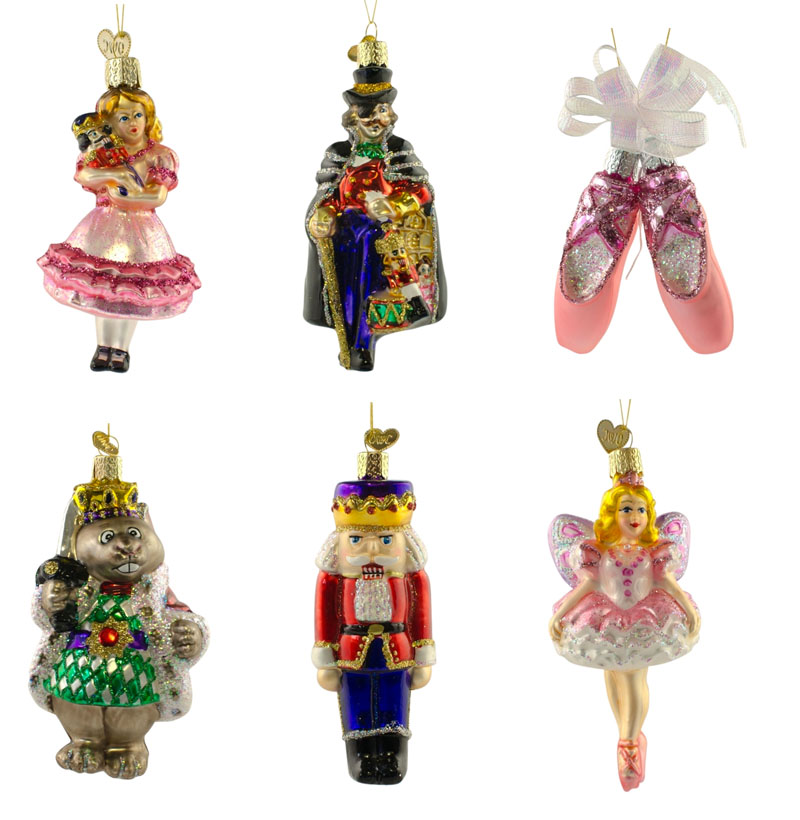 Honor your ballerina, dancer or remember participating in or watching the nutcracker suite live . Nutcracker Ballet Ornament Set Nova68 Com