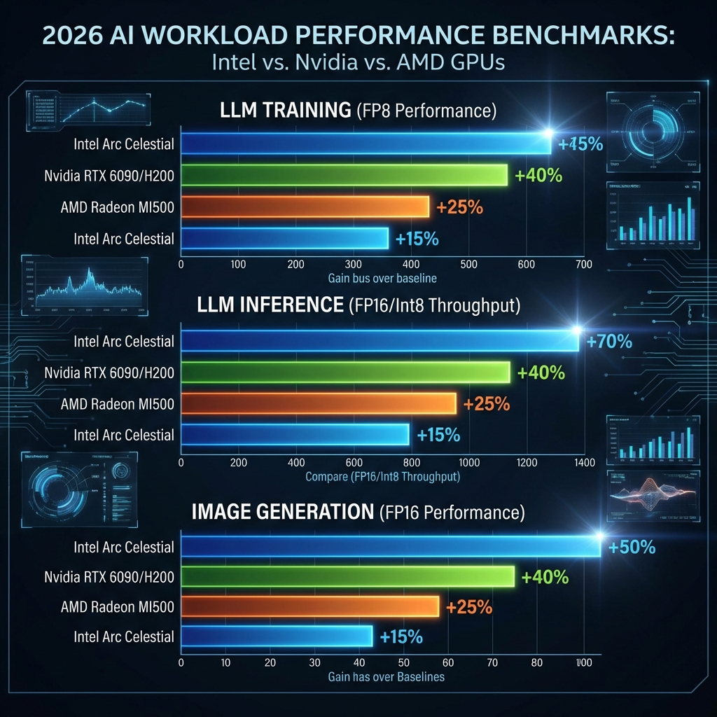 Intel Vs NVIDIA GPU Wars 2026 The AI Chip Battle NovaEdge NovaEdge Ai Workload Performance Benchmarks 2026 