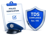 Police verification and TDS compliance