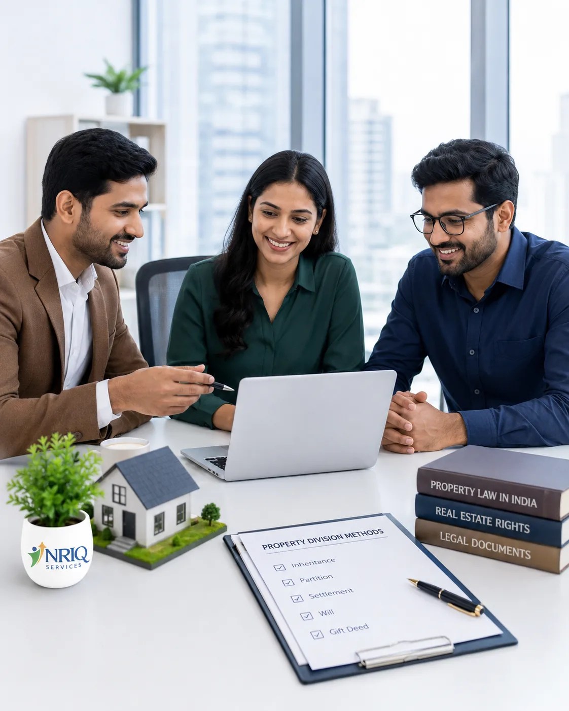 NRI property partition methods