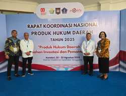 Bupati Halmahera Utara Hadiri Rakornas Produk Hukum Daerah di Kendari