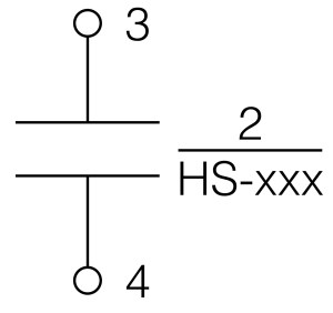 Hand switch contact