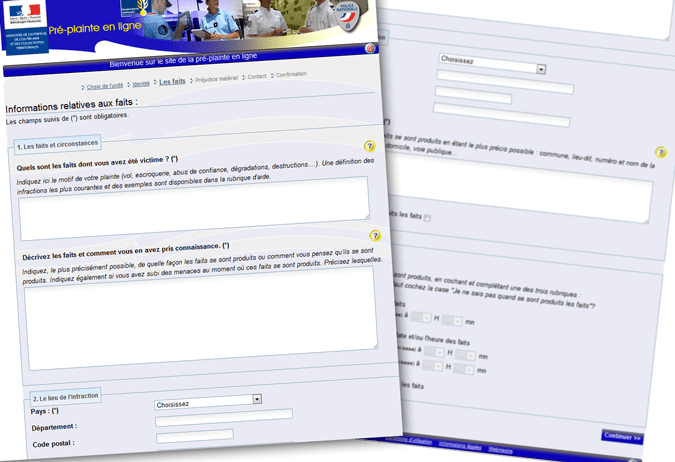 En cualquier caso de situación de . La Pre Plainte Par Internet Sera Generalisee Malgre Les Reserves