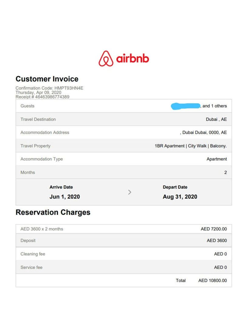 fake airbnb receipt template airbnb receipts nutemplates
