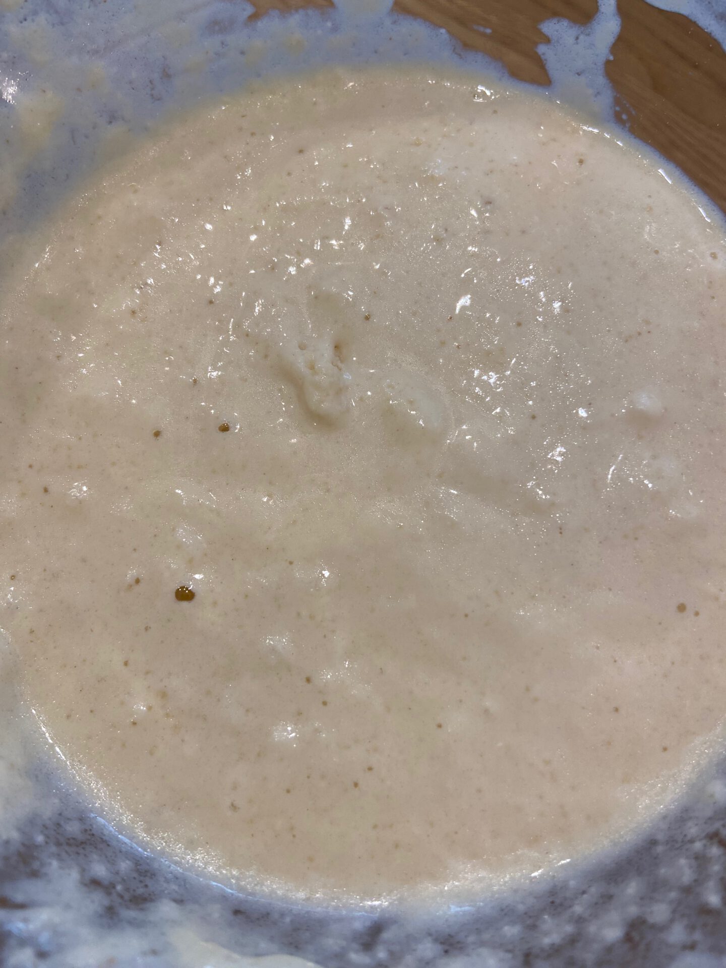 Pancaketeig mit echter Buttermilch