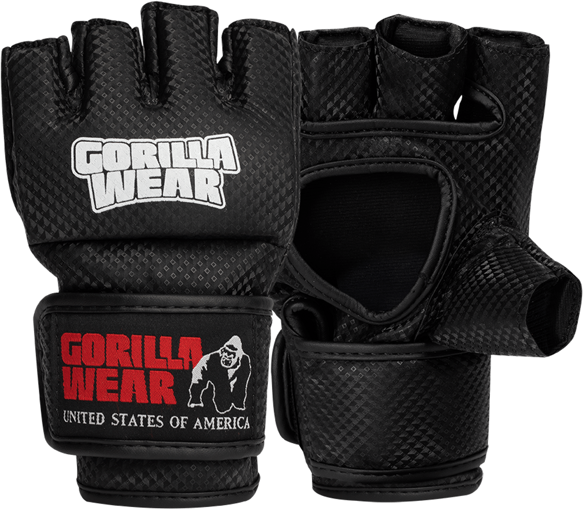 Manton MMA Hansker (Med tommel) - Sort/Rød Manton MMA Hansker (Med tommel) - Sort/Rød