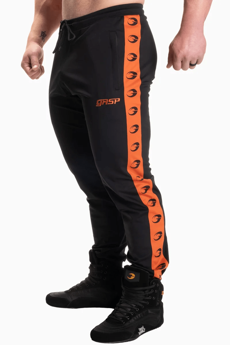 Gasp Track Suit Pants – Black/Flame – 3XL Gasp Track Suit Pants – Black/Flame – 3XL