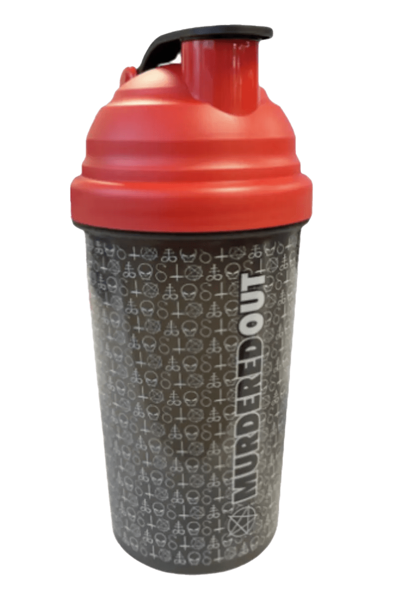 Murdered Out Shakermate - 600ml Sort/Rød