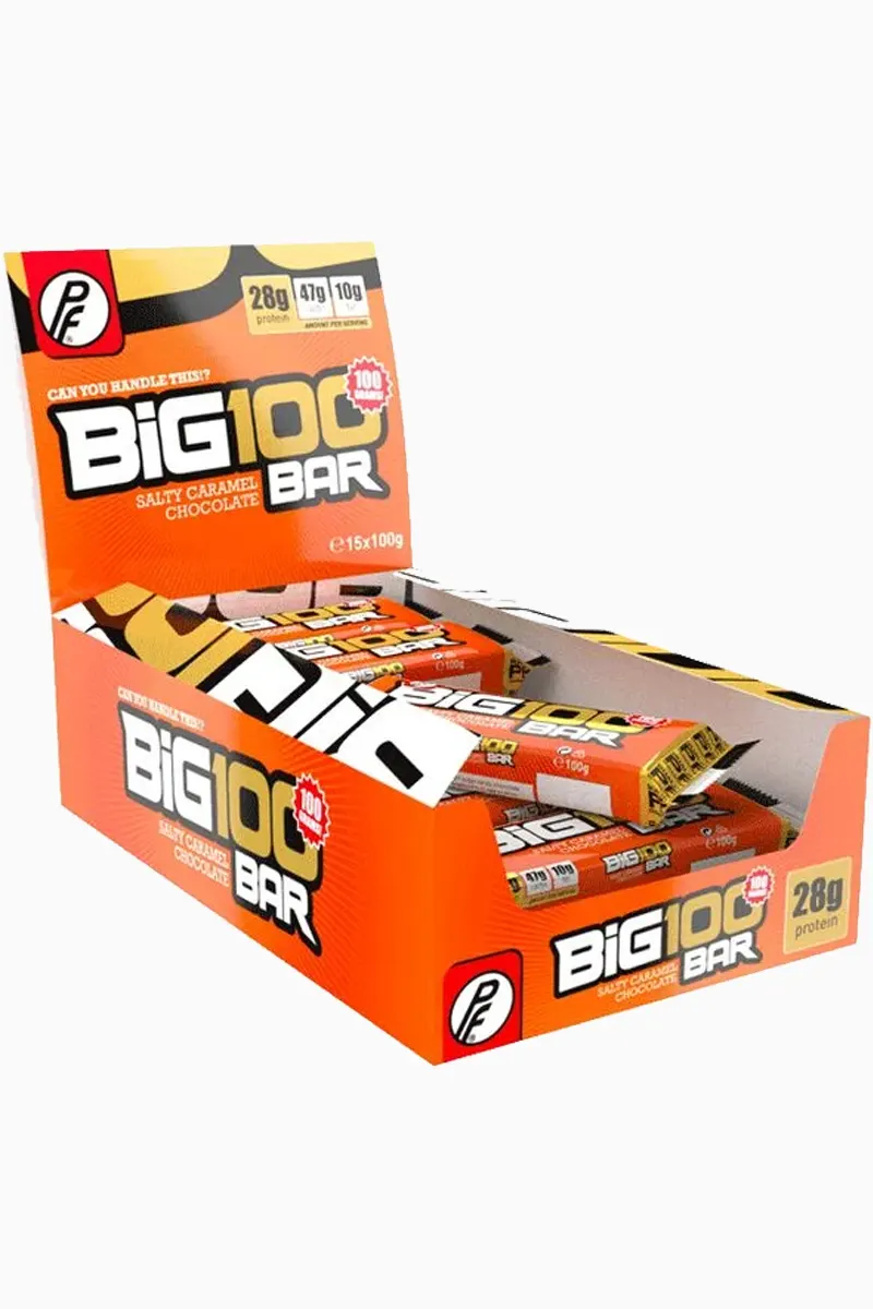 Big 100 Protein Bar - 100g Diverse Smaker – Salt Karamell Sjokolade Big 100 Protein Bar - 100g Diverse Smaker – Salt Karamell Sjokolade