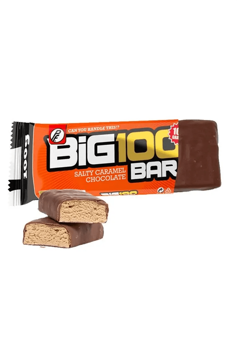 Big 100 Protein Bar - 100g Diverse Smaker – Salt Karamell Sjokolade Big 100 Protein Bar - 100g Diverse Smaker – Salt Karamell Sjokolade