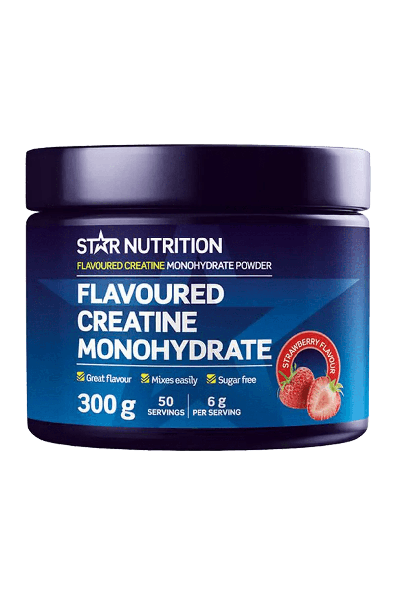 Star Nutrition Flavoured Creatine - 300g – Strawberry Star Nutrition Flavoured Creatine - 300g – Strawberry