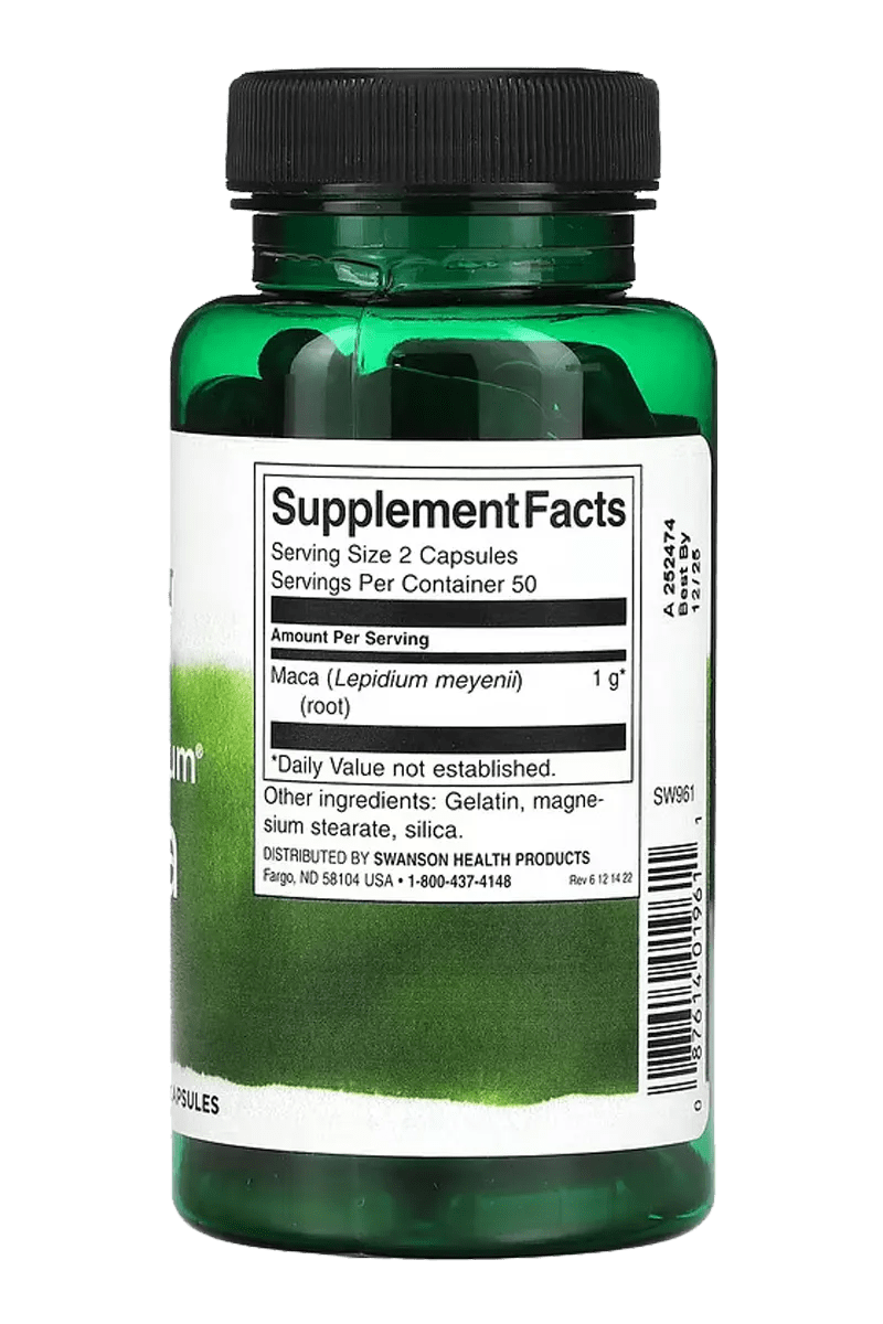 100% Maca - 100 kapsler 100% Maca - 100 kapsler