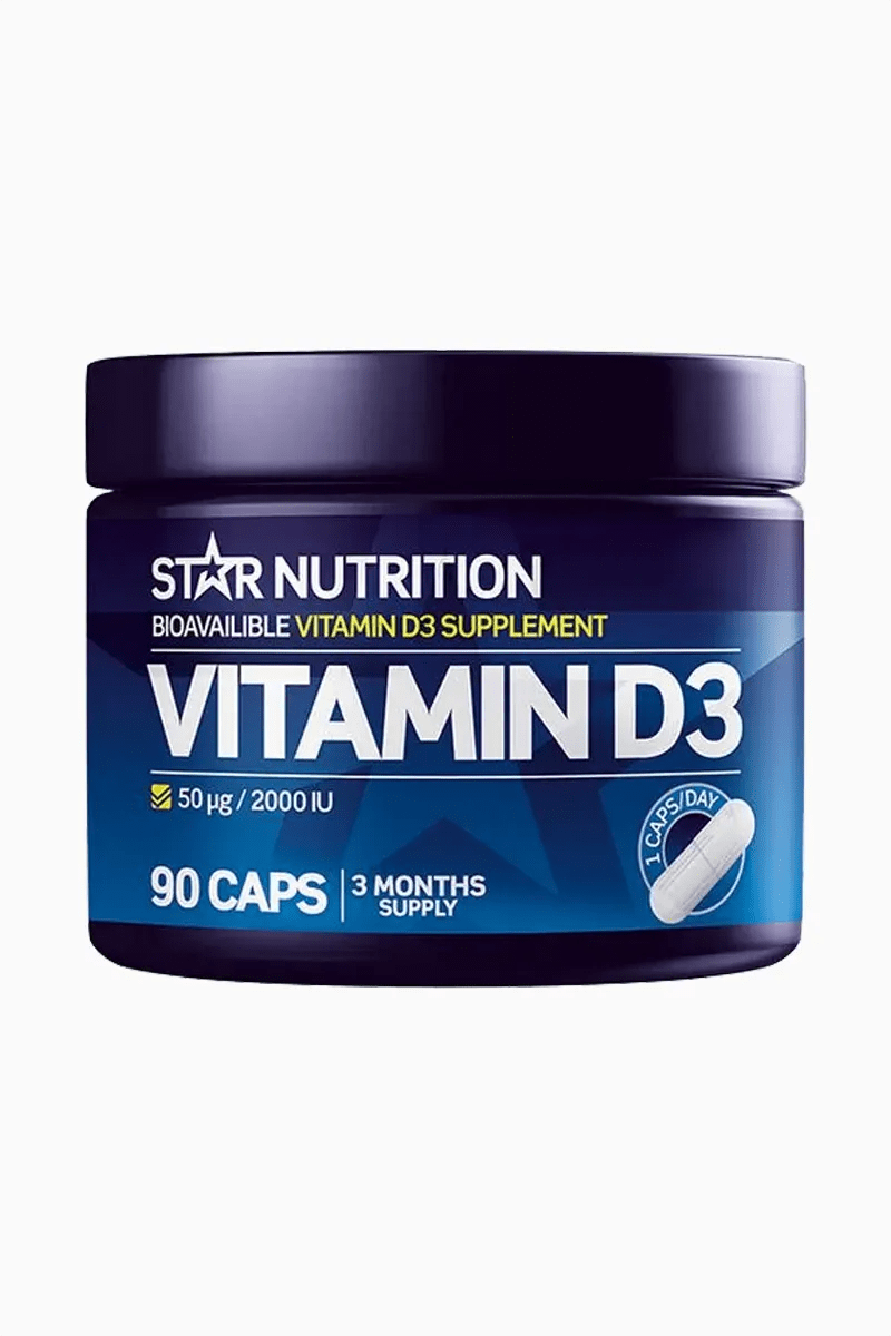 Star Nutrition Vitamin D3 - 90 kapsler