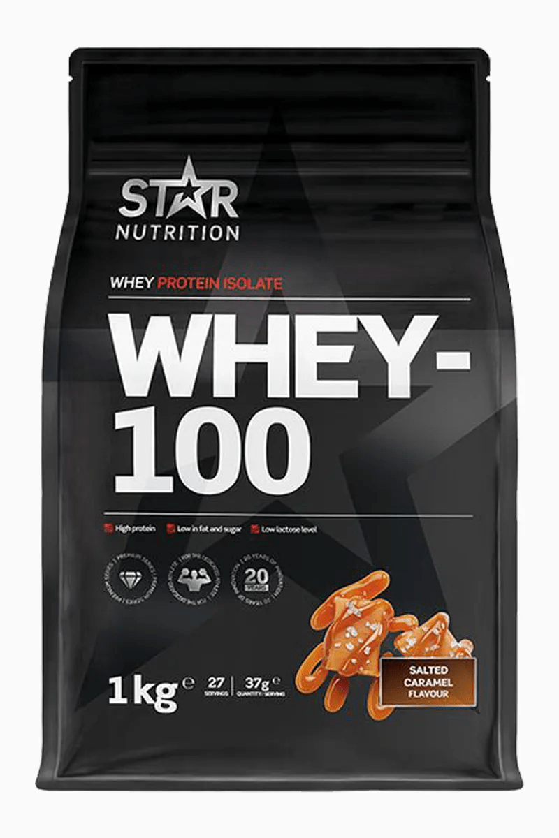 Star Nutrition Whey-100 // 1 kg – Salted Caramel Star Nutrition Whey-100 // 1 kg – Salted Caramel